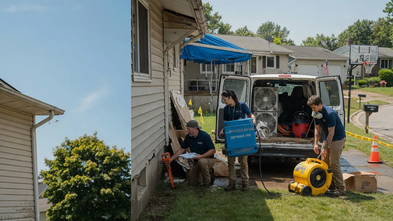 Ceiling Leak Cleanup in Royal Center, IN near me